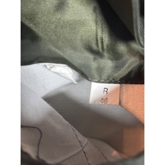 Mens Dark Green Three-Button Suit Jacket With Notch Lapel & Inner Lining - Picture 16 of 16